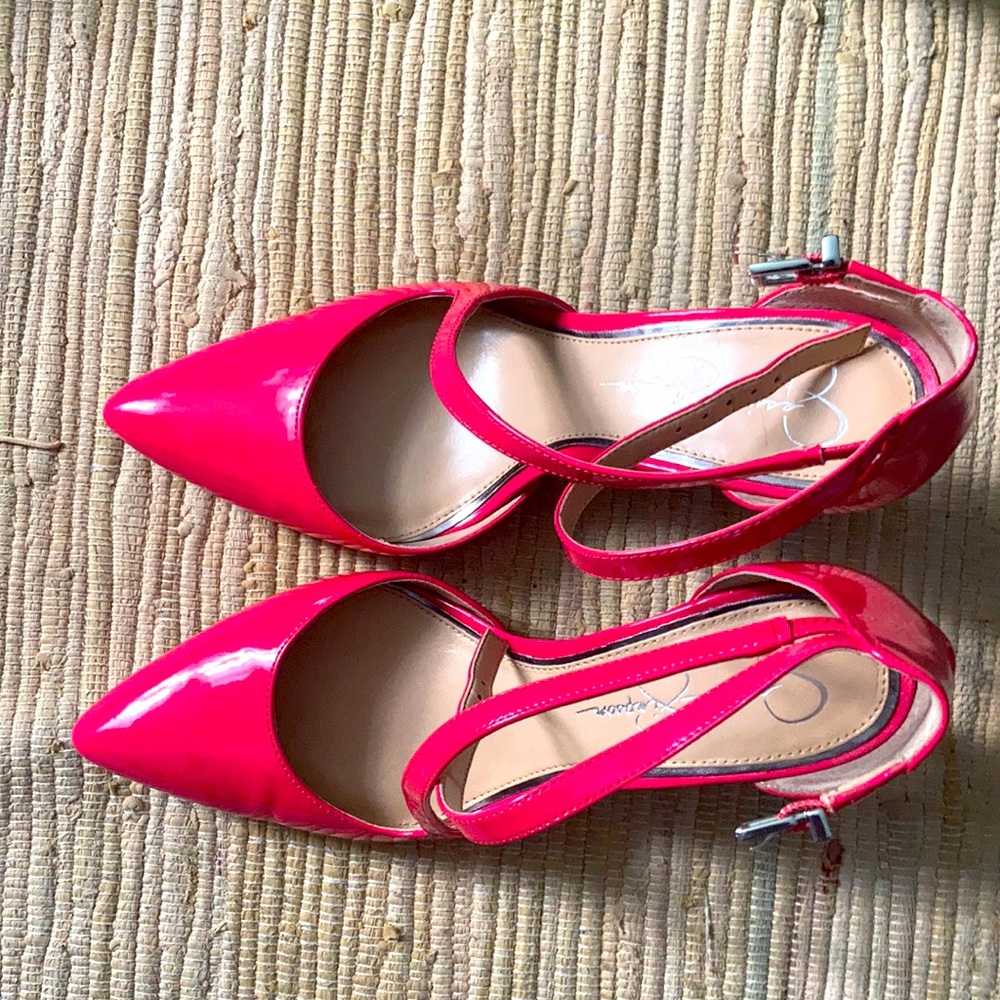 Pink Jessica Simpson heels size 8